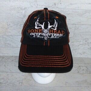 Bone Head Outfitters Head Hunter Hat Distressed Look Adjustable Baseball Cap